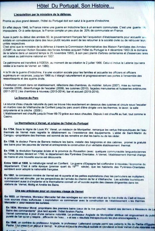 1 VERNET LES BAINS - PYRENEES ORIENTALES - HOTEL DU PORTUGAL(3).JPG